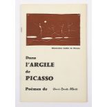 Picasso, Pablo, Heft "Dans l'argile de Picasso"