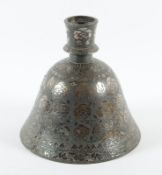 Wasserpfeifenfuß, Huka, Huqqua, Bidri, INDIEN, 19.Jh.