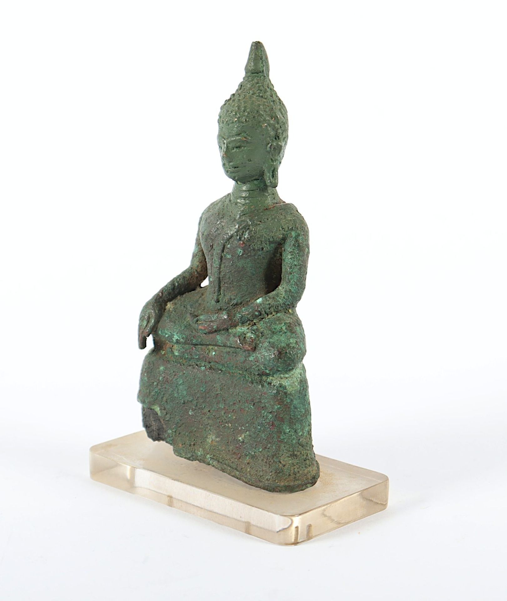Buddha Shakyamuni, Bronze, Thailand, 16./17.Jh. - Image 2 of 4