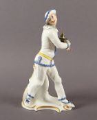 "Pierrot" aus der Serie der "Commedia dell'arte", Bustelli, Nymphenburg