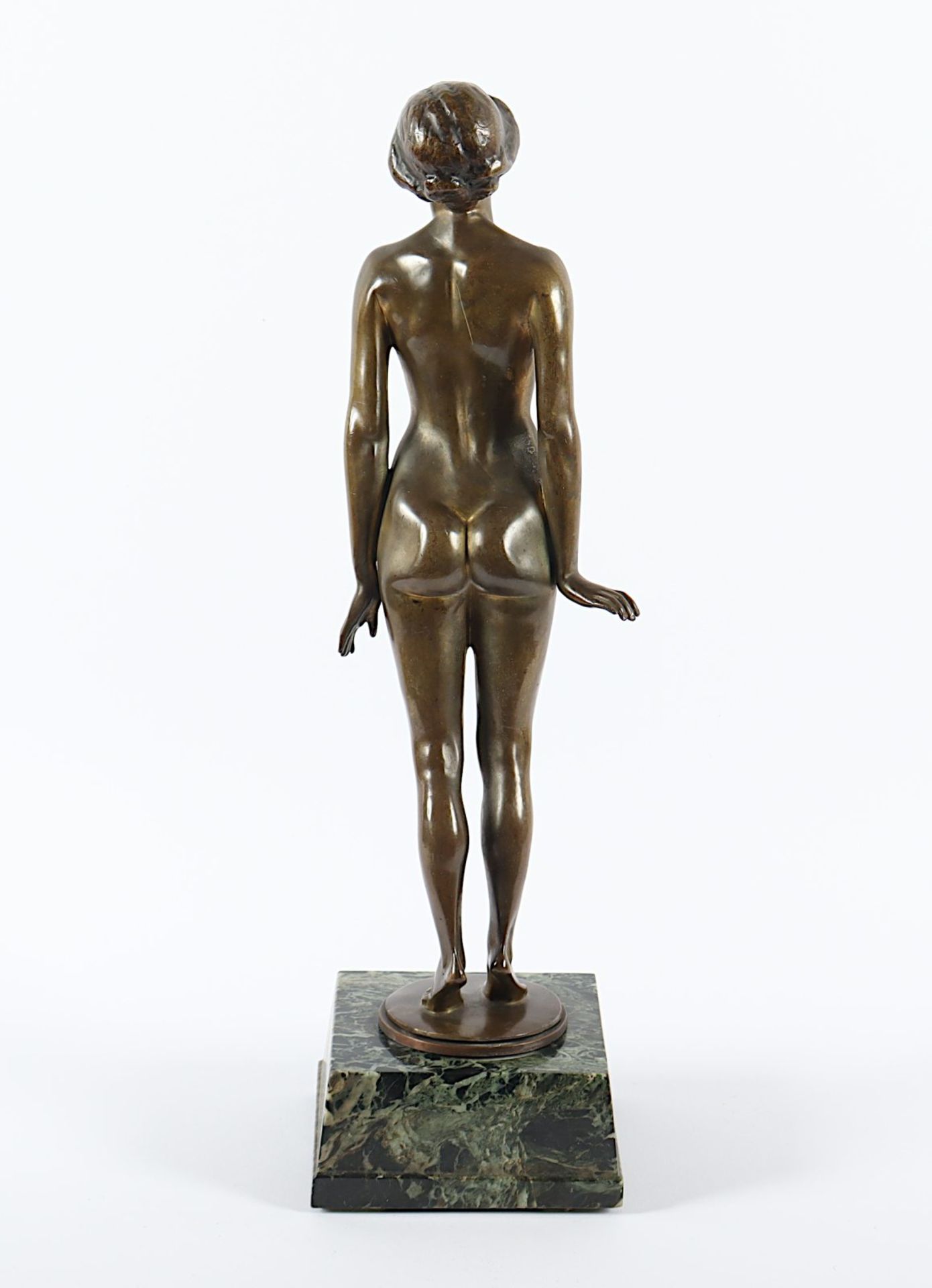 Stehender Akt, Bronze, Marmorsockel - Image 4 of 4