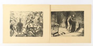 Barlach, Ernst, 2 Lithos.