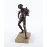 Der trunkene Silen, nach der Antike (Pompeij), Bronze