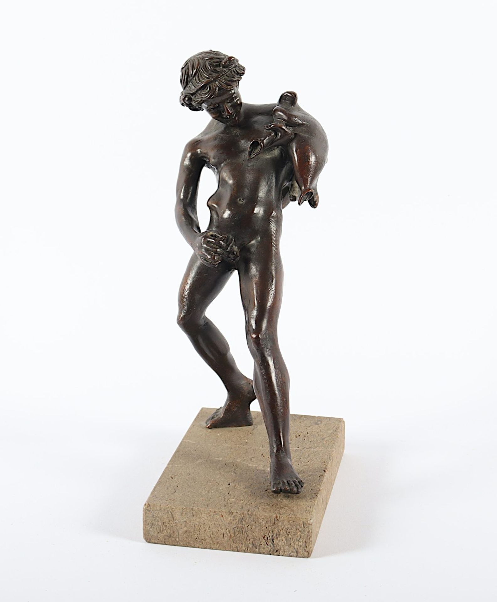 Der trunkene Silen, nach der Antike (Pompeij), Bronze