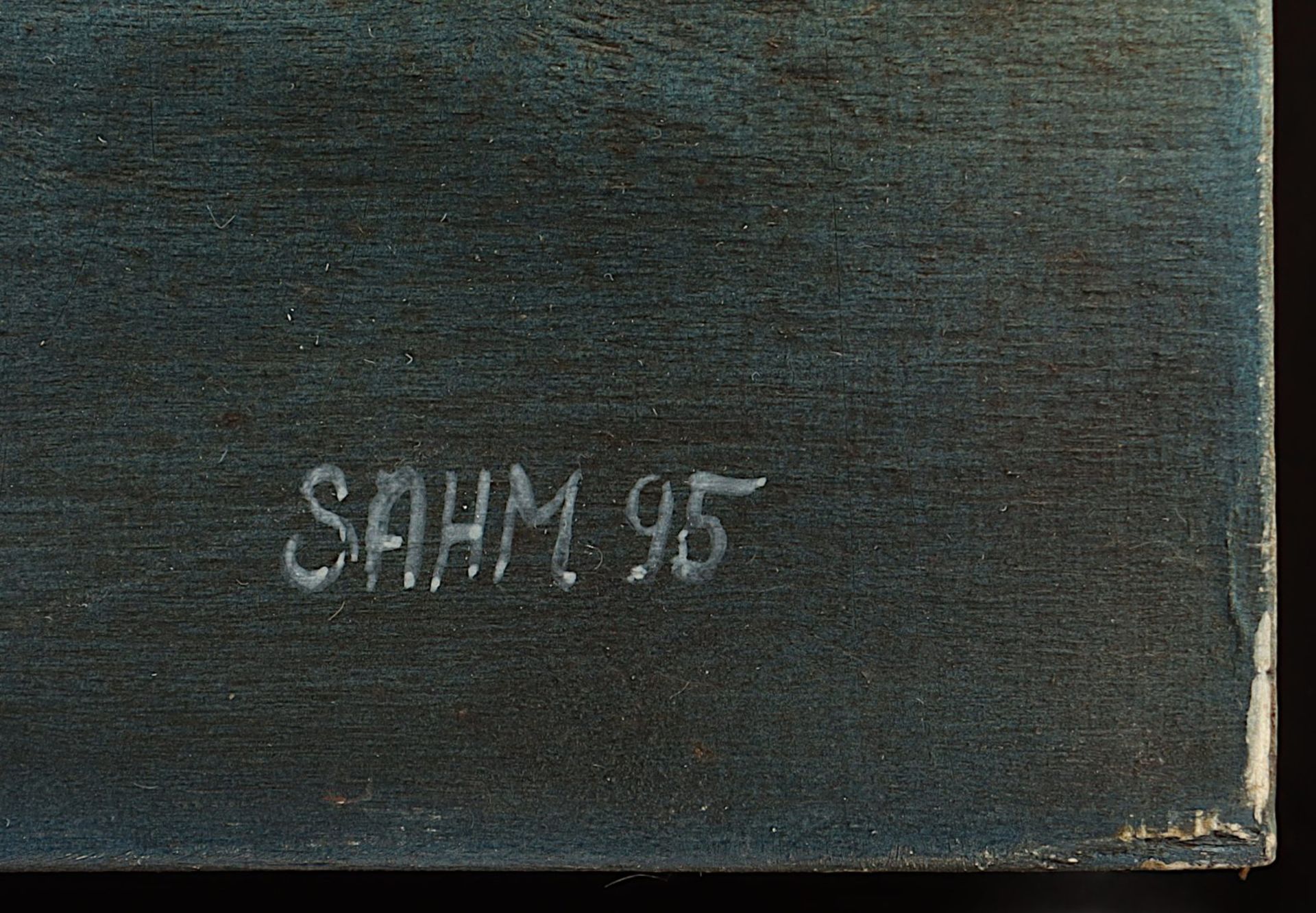 Sahm, Hans-Werner (1943-2020), "Erinnerung", Acryl/Holz, R. - Bild 3 aus 4