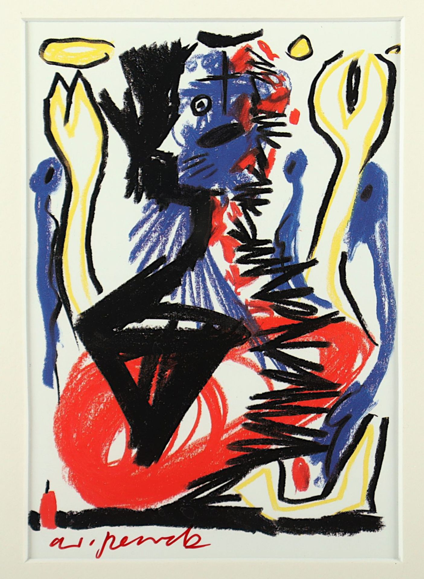 Penck, A.R., "Treffen mit Björn", R. - Bild 2 aus 2