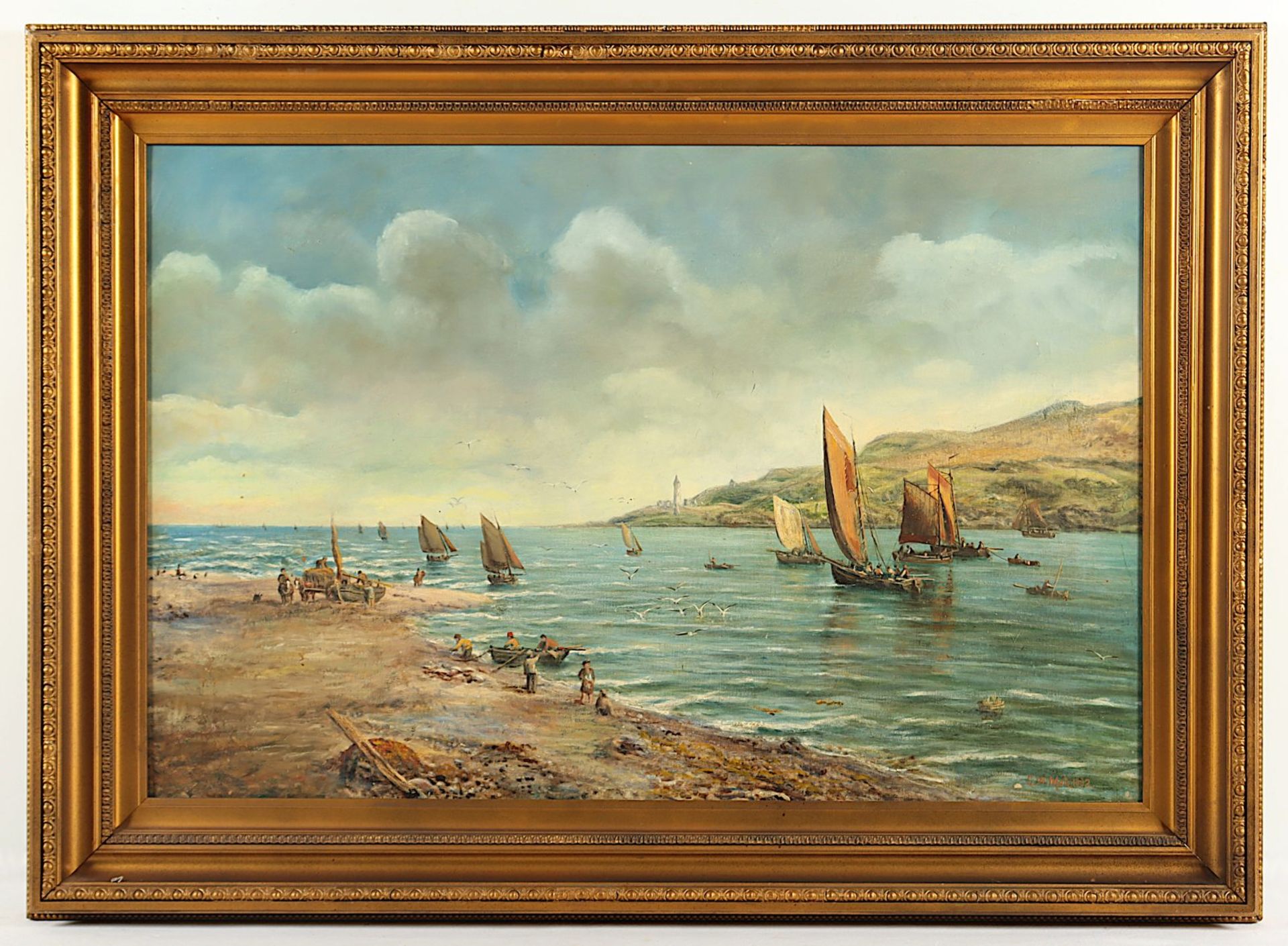 MOTE, George William (1832-1909), "An der Mündung des South Esk in Schottland", R. - Bild 2 aus 5