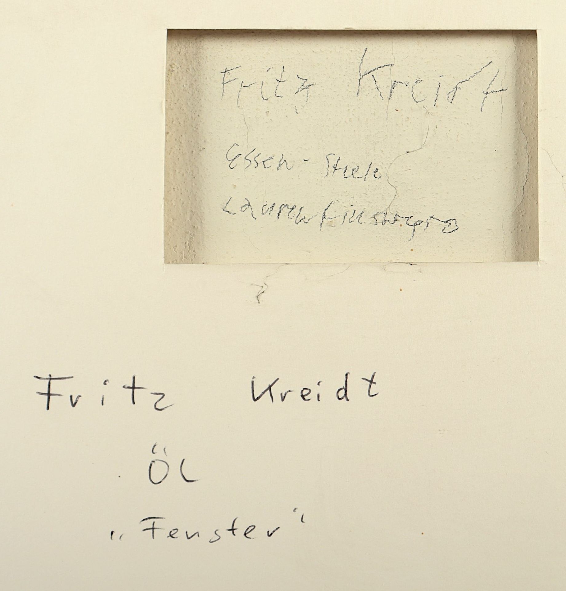 Kreidt, Fritz, "Fenster", R. - Bild 3 aus 3