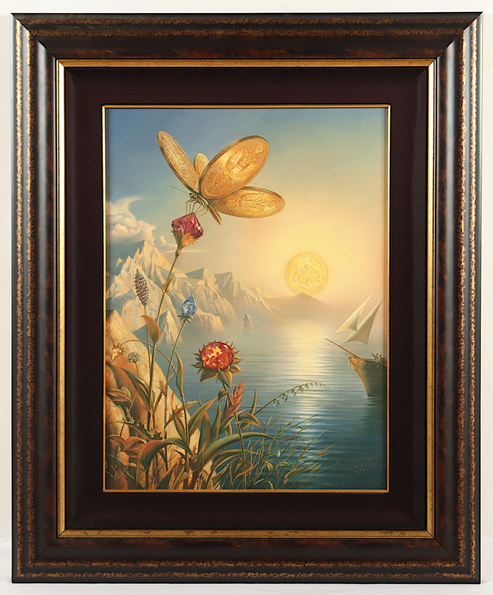 Kush, Vladimir (geb. 1965), surrealistische Landschaft, Giclée/Lwd., R.