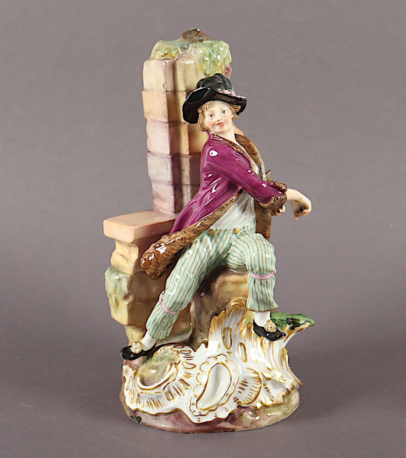 Figur Rattenfänger, Freidrich Elias Meyer, MEISSEN, E.19.Jh.