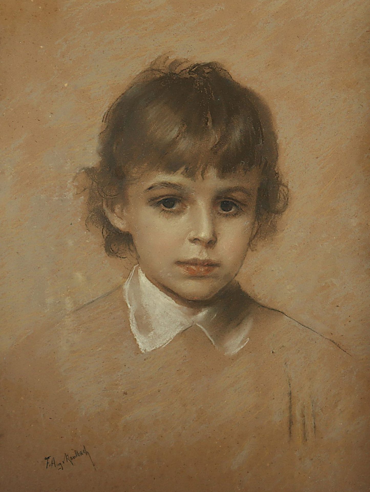 Kaulbach, Friedrich August von (1850-1920), "Portrait eines Jungen", R.