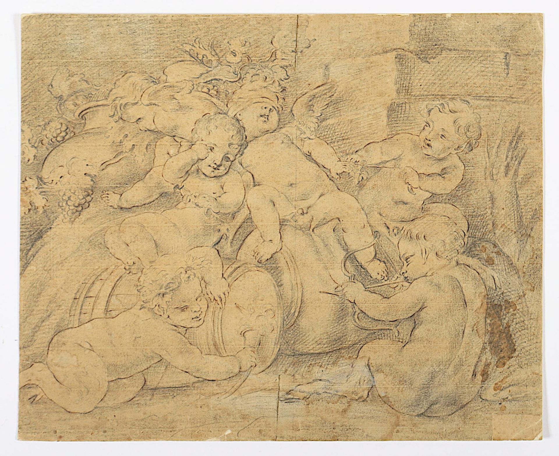 Giordano, Lucca (1634-1705), zugeschrieben, "Bacchanal", Zeichnung