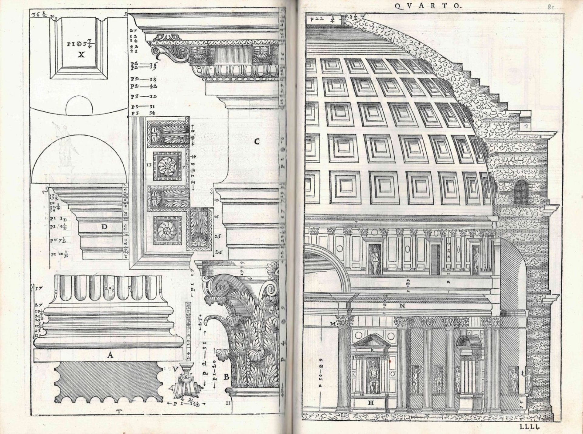 Architektur - Andrea Palladio, 1570 - Image 2 of 18