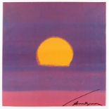 Warhol, Andy, "Sunset", signiert, R.