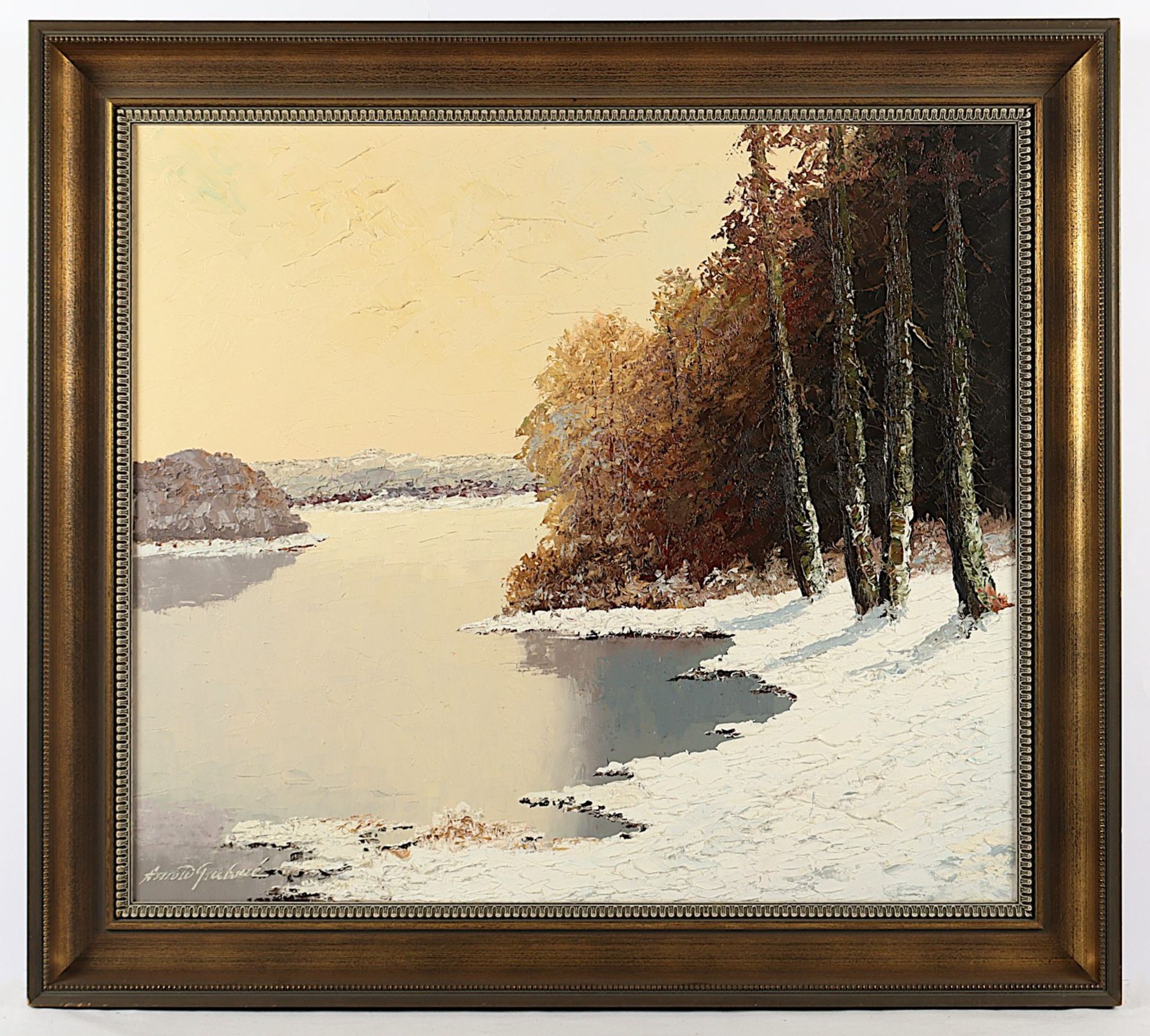 Graboné, Arnold (1898-1981), "Wintertag in Possenhofen", R. - Bild 2 aus 4