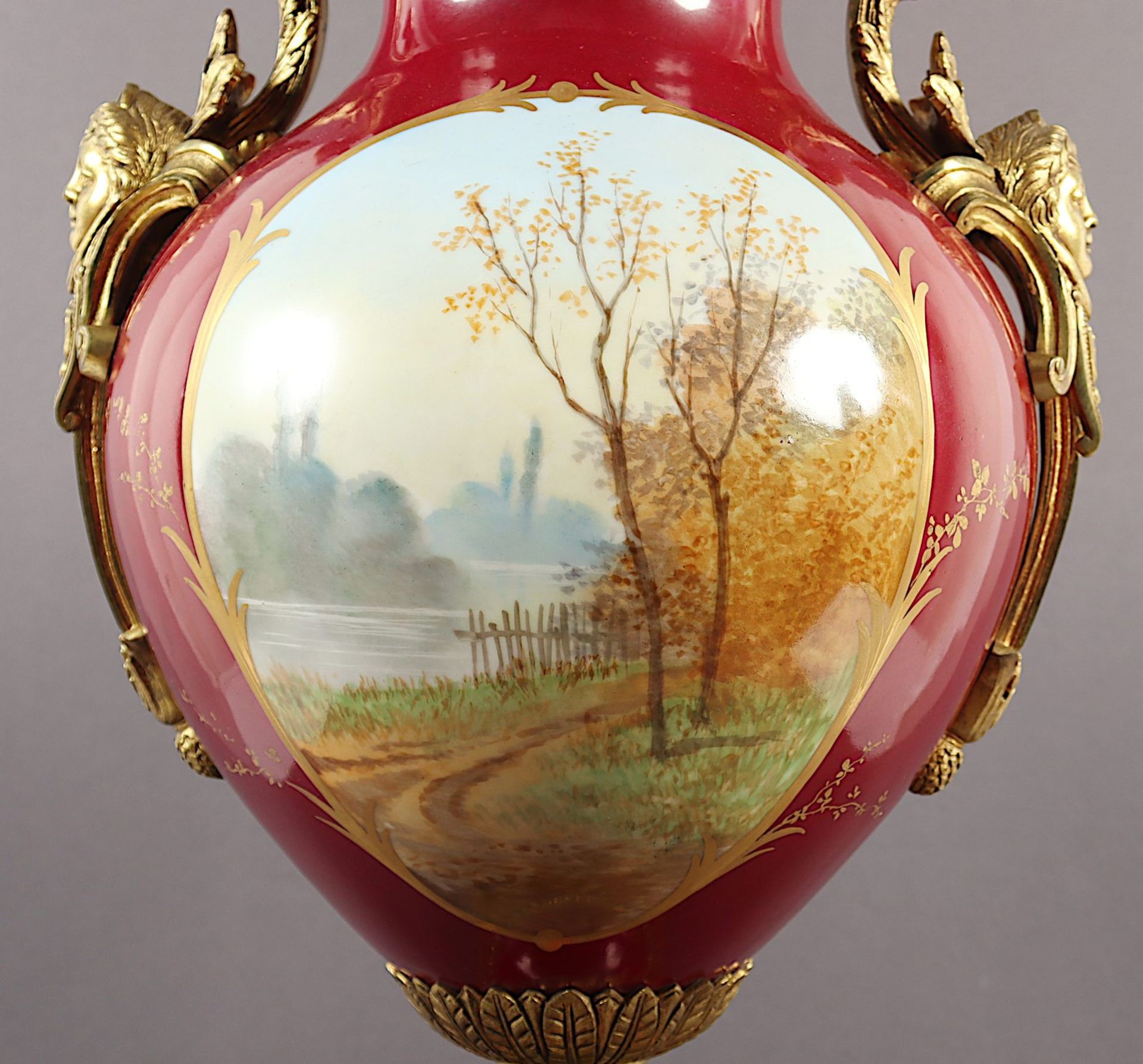 Prunkvase, Sevres-Stil, 20.Jh. - Image 6 of 8