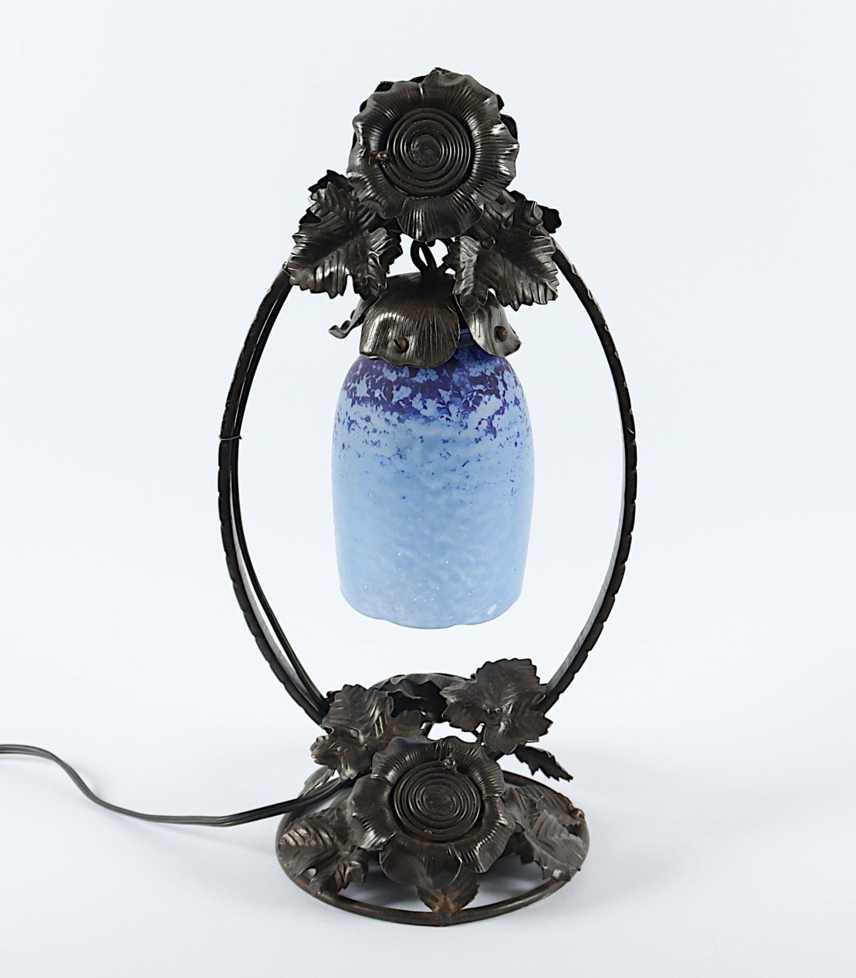 ART-DECO-TISCHLAMPE, Delatte, um 1920