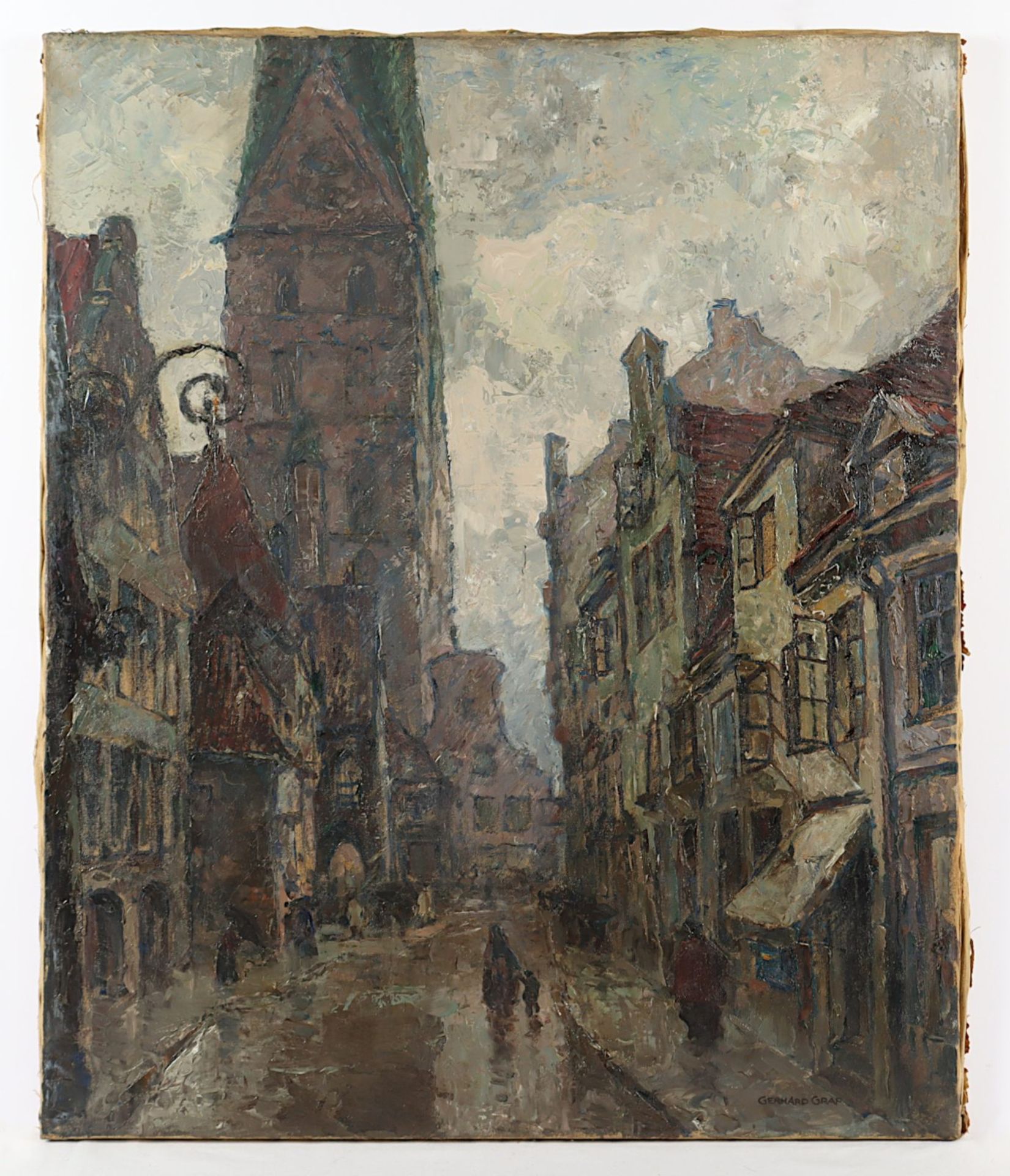 Graf, Gerhard (1883-1960), "Gasse in der Lübecker Altstadt"