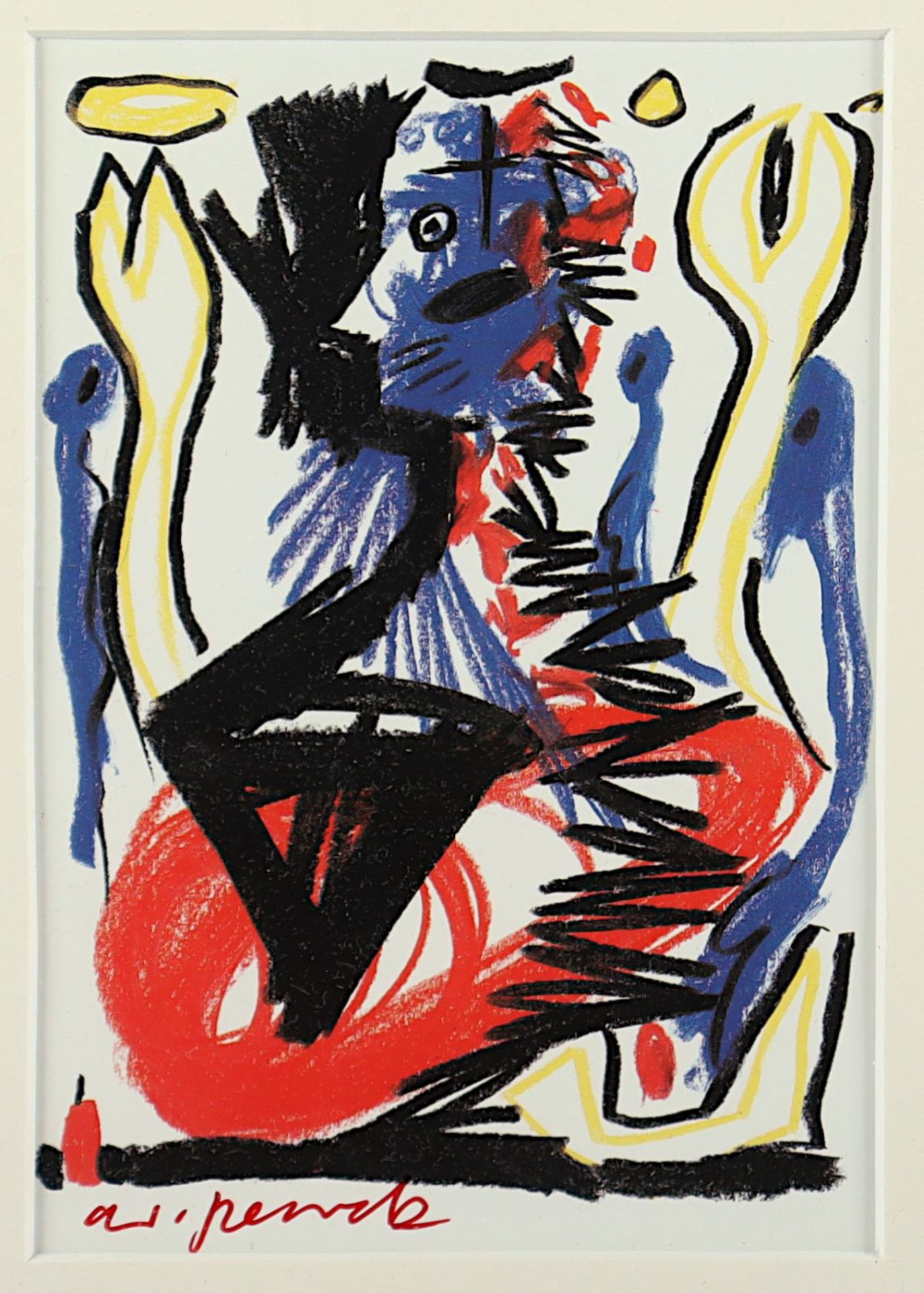 Penck, A.R., "Treffen mit Björn"