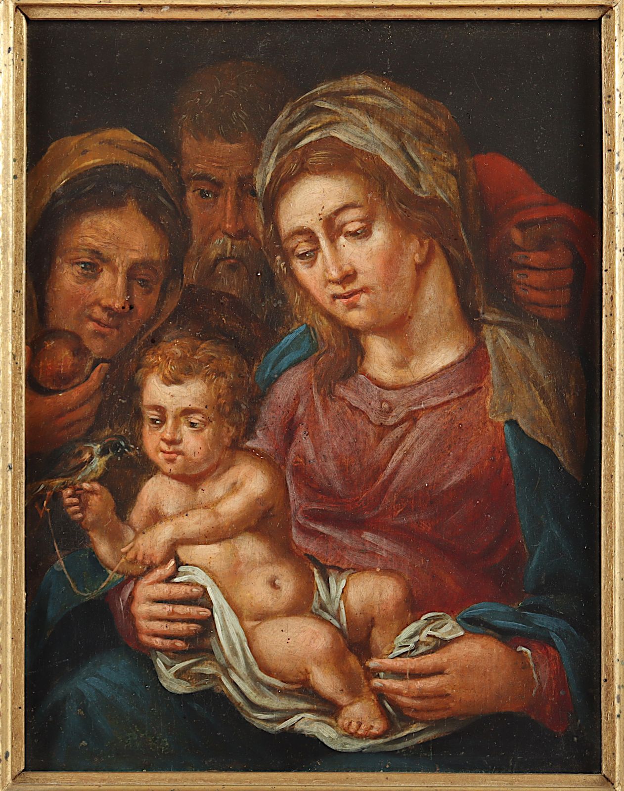 Sakralmaler um 1700, "Die Heilige Familie", R.