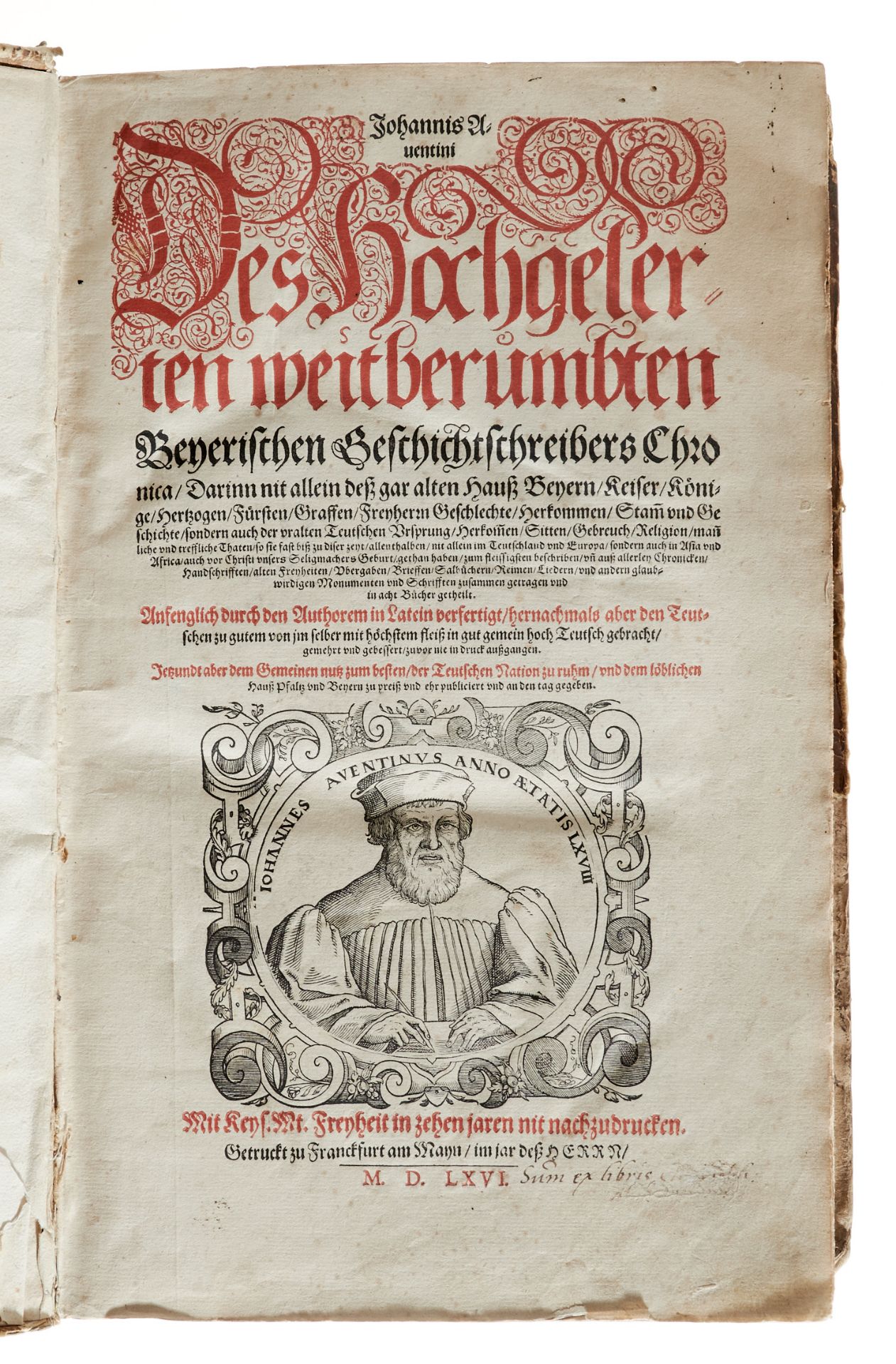 Bayern - Aventinus (Turmair), J., - Image 2 of 3