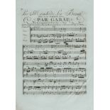 Liederblätter aus Paris - Rarissima - Sammlung