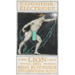 Poster – Elektrizität - Plakatentwurf