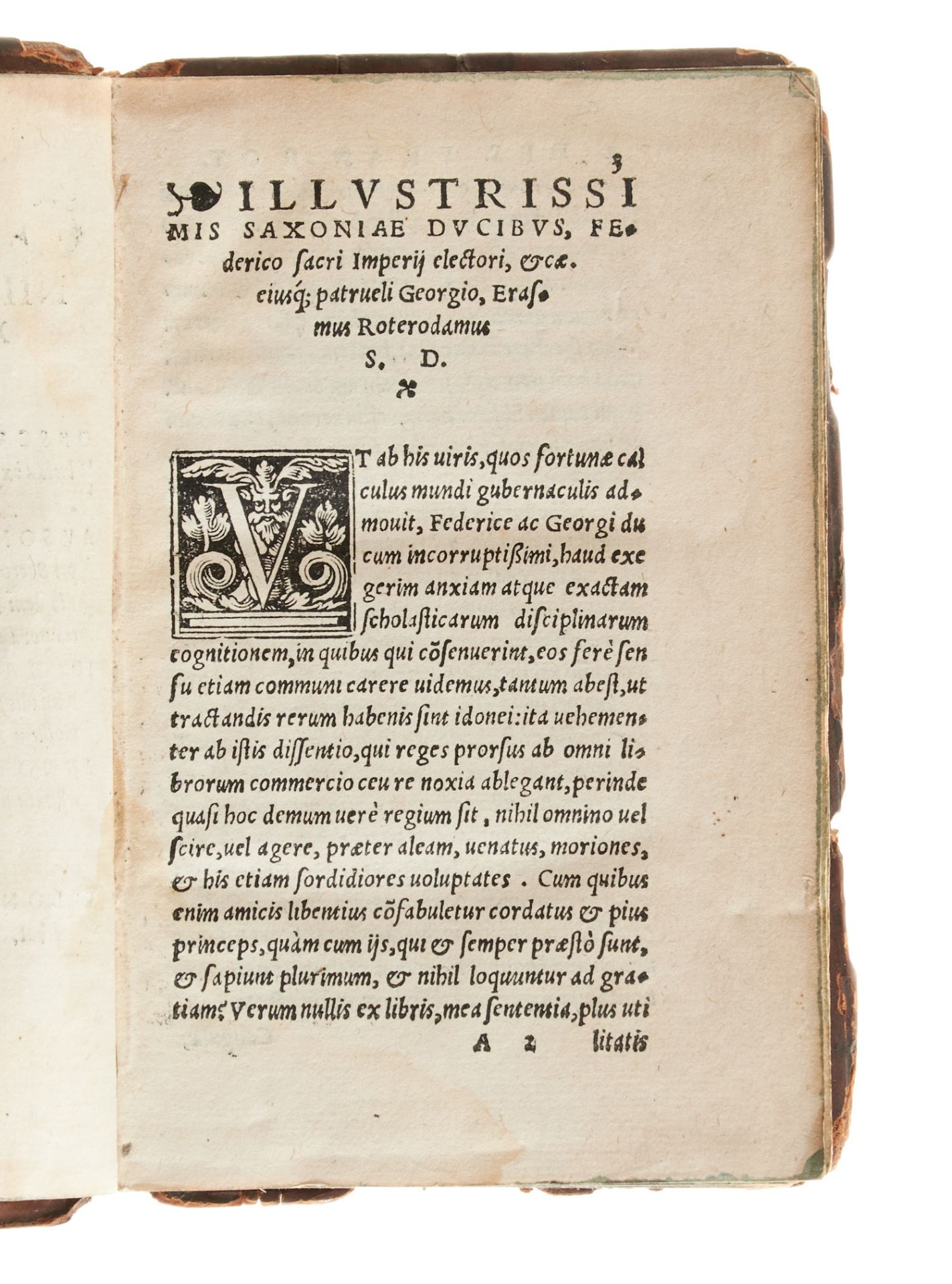 Erasmus von Rotterdam - Suetonius Tranquillus, - Image 3 of 3