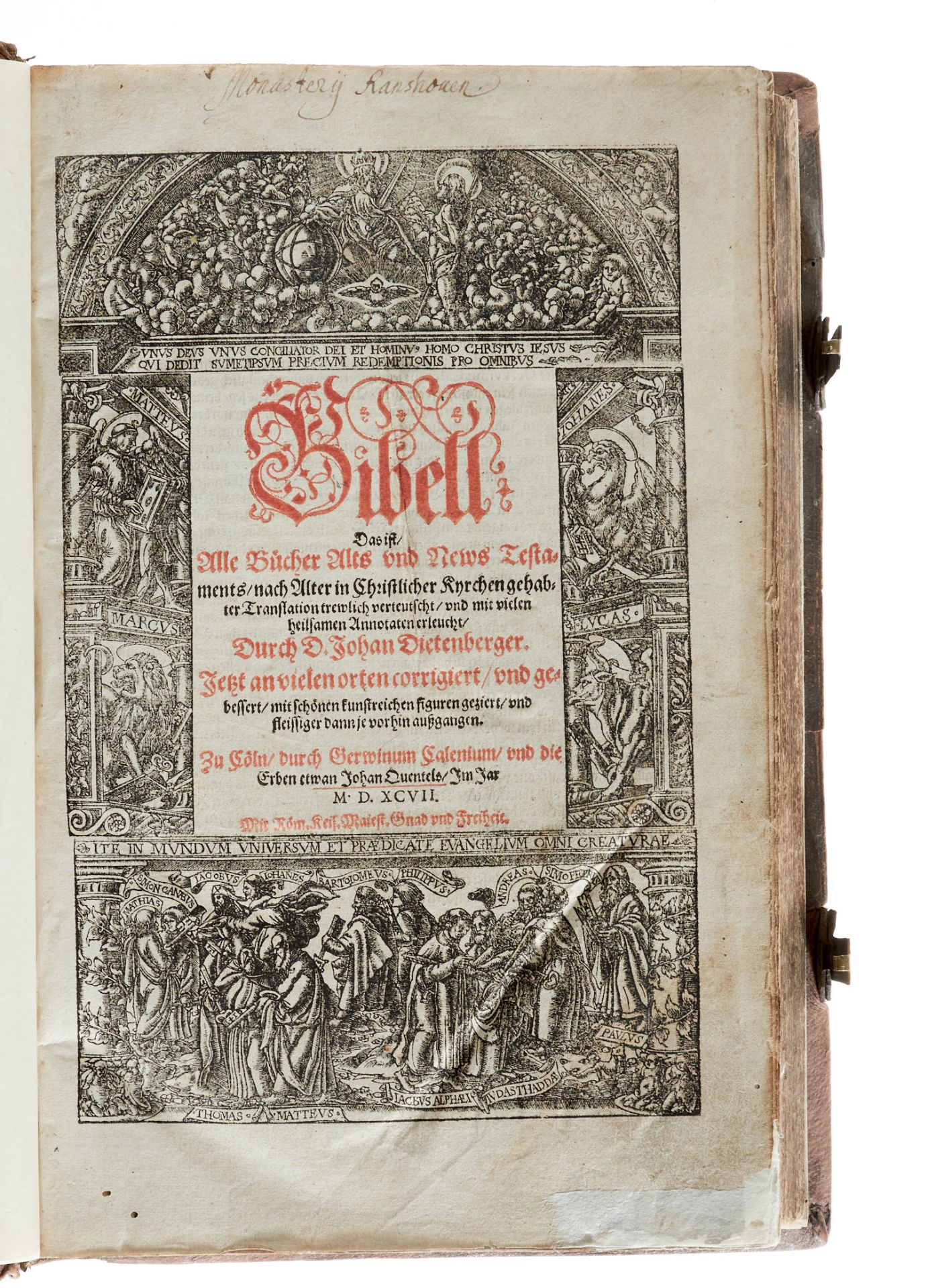 Biblia Germanica - Bibell. - Bild 2 aus 3