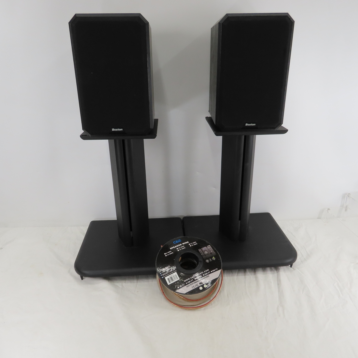 Pair of Boston HD5 Speakers with stands