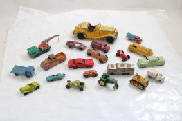Toy Car Lot Hubley, Hot Wheels, Lesney, Tootsie To