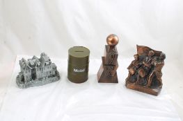 4 Advertising Banks Mobil Oil, NW Bank, Spirit '76