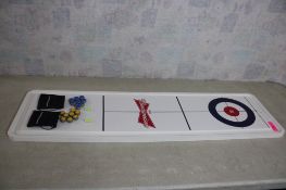 Budweiser Advertising Table Top Curling Game