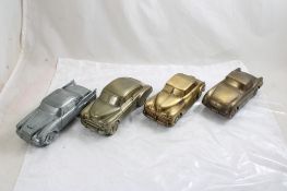 4 Banthrico Vintage Car Banks