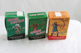 3 MARX Warriors of the World in Boxes