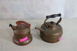 2 Copper Tea Kettles