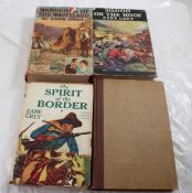 4 H/C Zane Grey Western Books