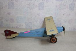 1930's The Right Plane #20 Pressed Tin