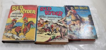 3 H/C Western Books Red Ryder & Roy Rogers