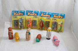 10 Vintage PEZ PETZ Bubble Gum Dispensers