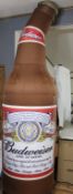 Budweiser 10' Inflatable Lighted Beer Bottle Sign