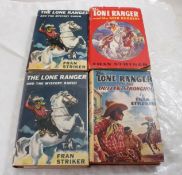 4 Lone Ranger H/C Books with Dust Jackets