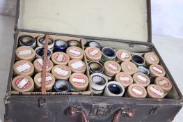 32 Thomas Edison Cylinder Records in Suitcase
