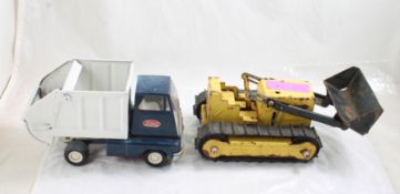 Tonka Pressed Steel Garbage Truck, Crawler