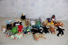 Vintage Beanie Babies Lot Some NIP, Most Tags