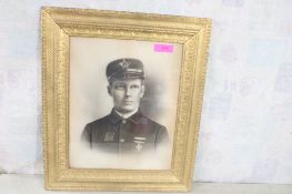 Antique Ornate Framed Soldier Photo 23