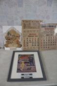 4 Antique Advertising Calendars