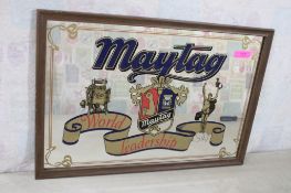 Maytag World Leadership Advertising Framed Mirror