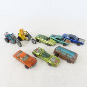 6 Hot Wheels Red Lines & 2 RRRumblers