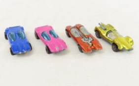 4 Vintage Hot Wheel Redlines